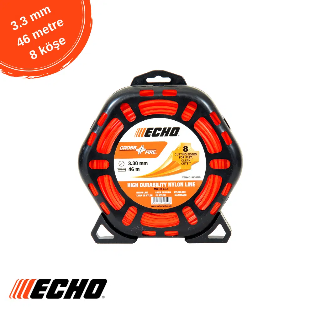 ECHO 8 KÖŞE TURUNCU 3.3MM 46 MT MİSİNA