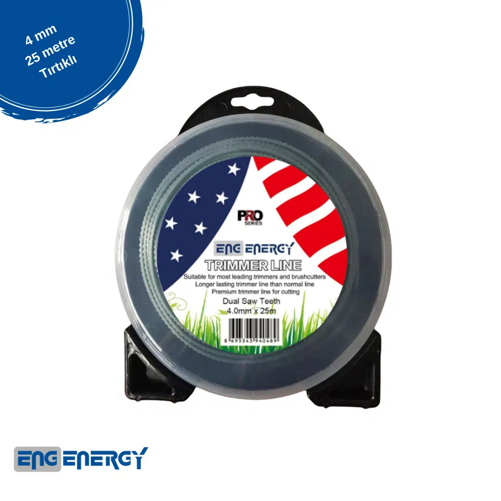 ENERGY PRO TIRTIKLI YEŞİL MİSİNA 4.0mm 25mt.