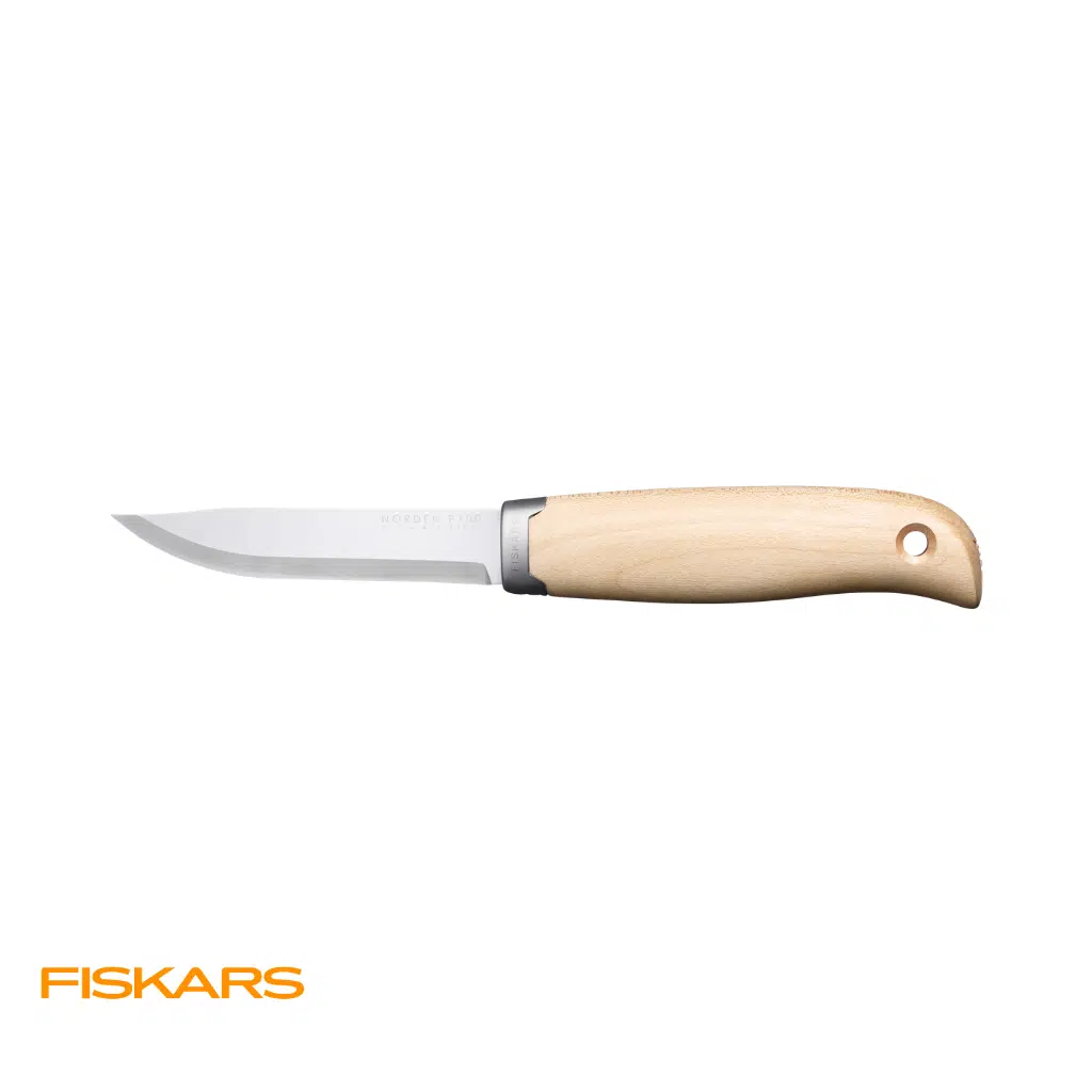 FISKARS NORDEN AHŞAP SAPLI KILIFLI BIÇAK
