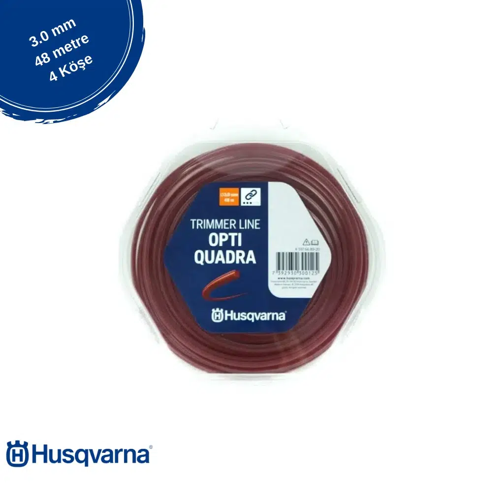 HUSQVARNA MISINA 3MM 48MT 4 KÖSE BORDO OPTI QUADRA