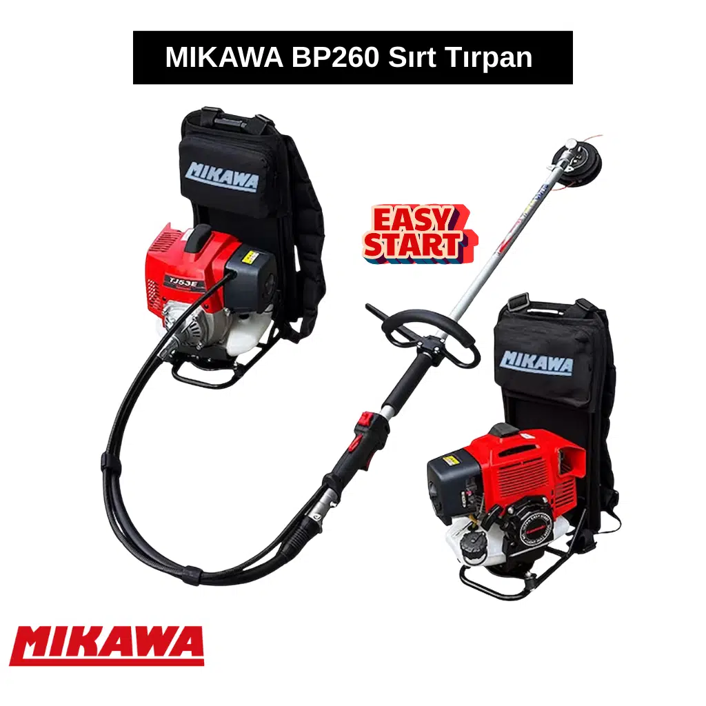 MIKAWA BP 260 KAWASAKI TJ53 SIRT TIRPANI EASY START (KOLAY ÇALIŞTIRMA)